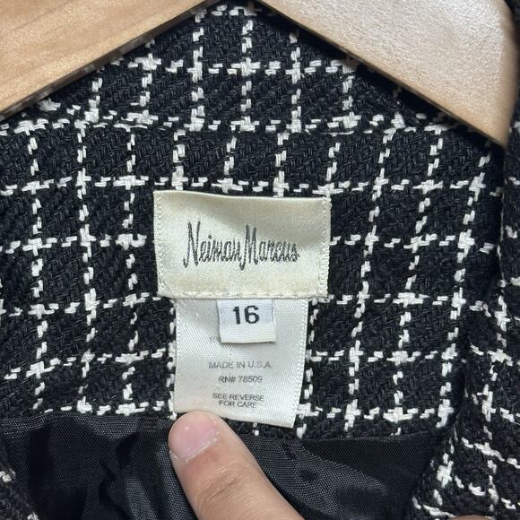 Vintage Neiman Marcus Womens 100% Silk Sport Coat Plus Size 16 Old Money Luxury - Picture 4 of 12